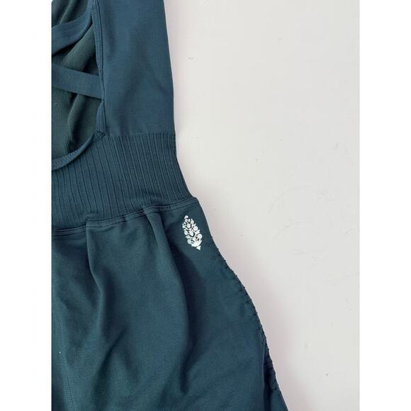 Free People Movement Teal Good Karma Runsie - Size  XS/S - Picture 4 of 5